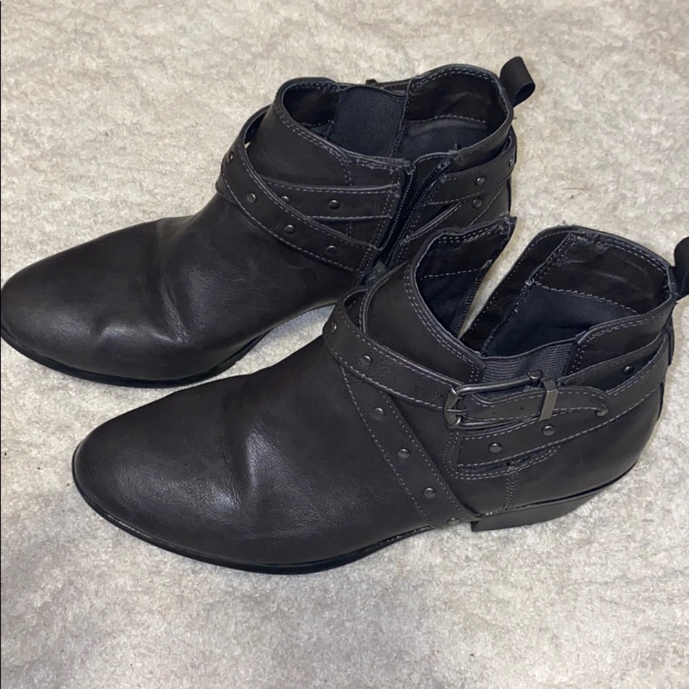 Gray Booties